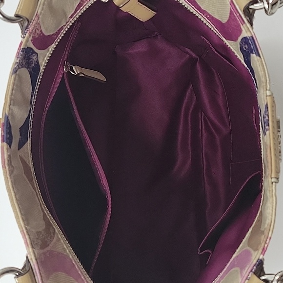 Coach Multicolor Signature Tote and Wallet Set - Picture 7 of 16